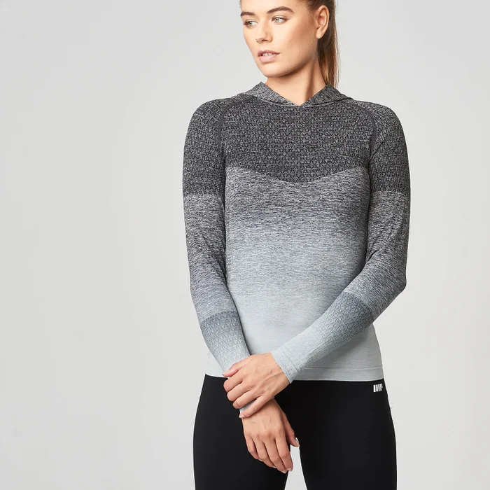 Худі Seamless з ефектом переходу кольорів