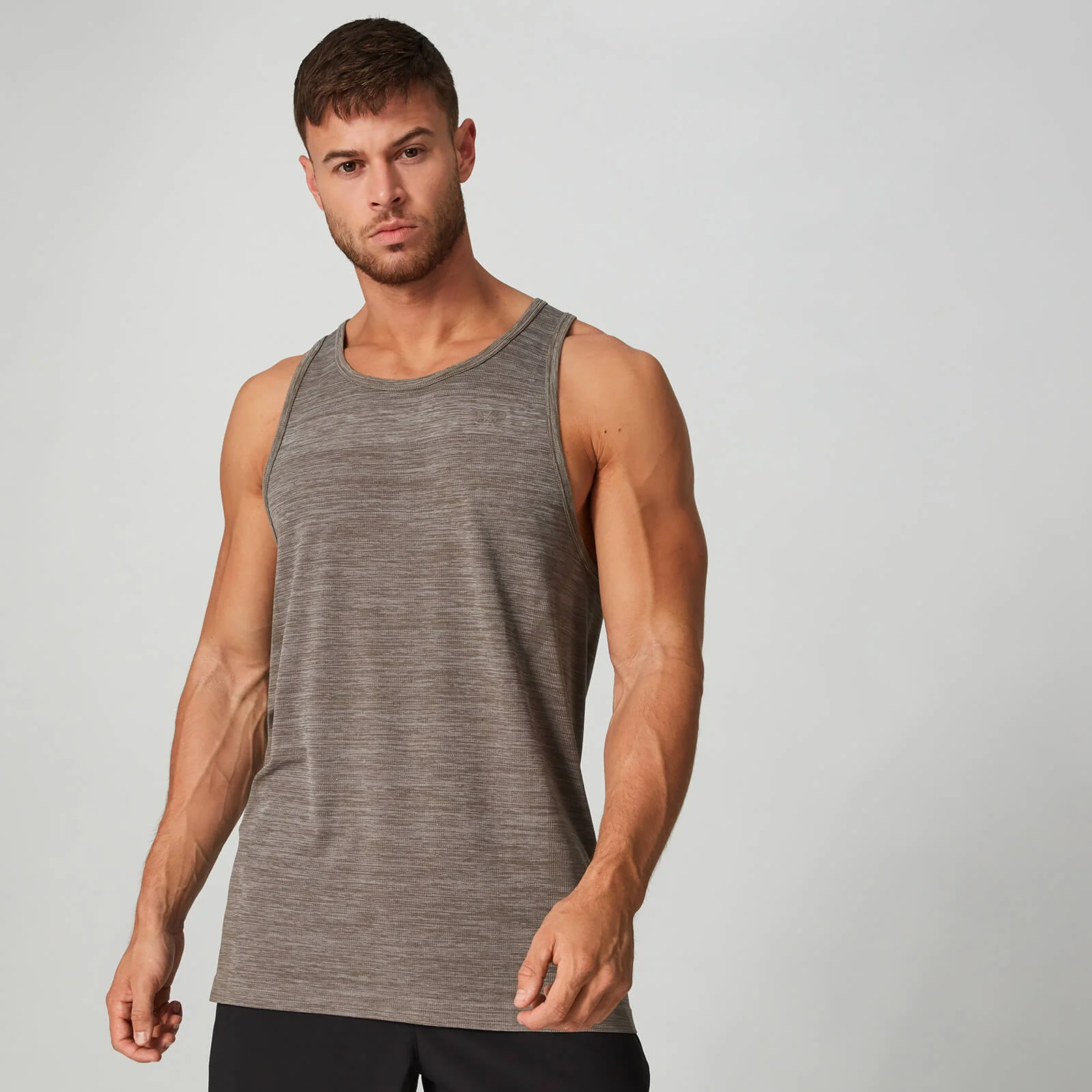 MP Aero-Knitted Tank - Driftwood Marl - XS Image 1