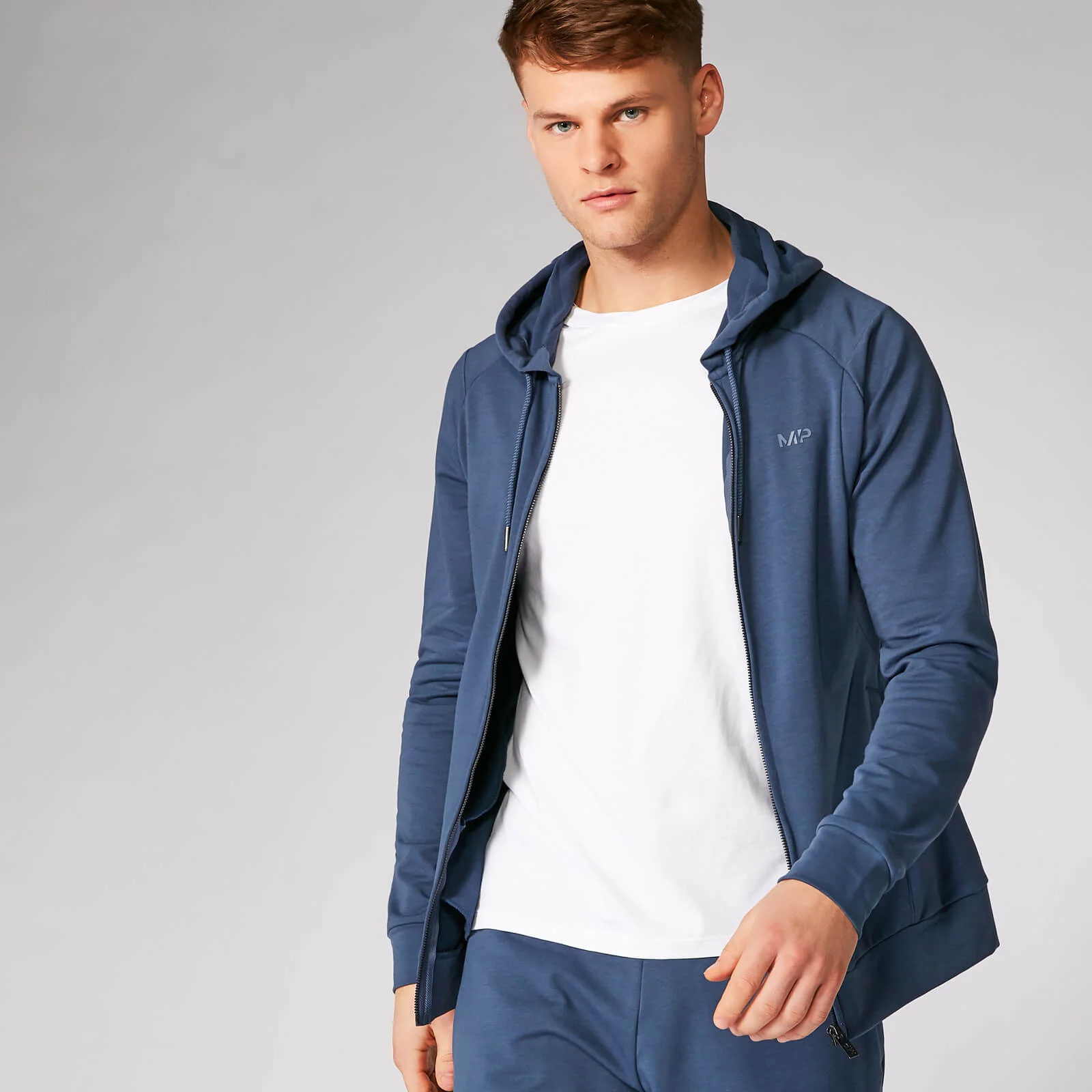Myprotein Form Zip Up Hoodie - Dark Indigo - XS Image 1