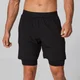 MP Men's Power Double-Layered Shorts - Black