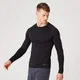 Футболка з довгими рукавами Elite Seamless – Чорна