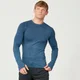 MP Sculpt Seamless Long Sleeve T-Shirt - Petrol Blue