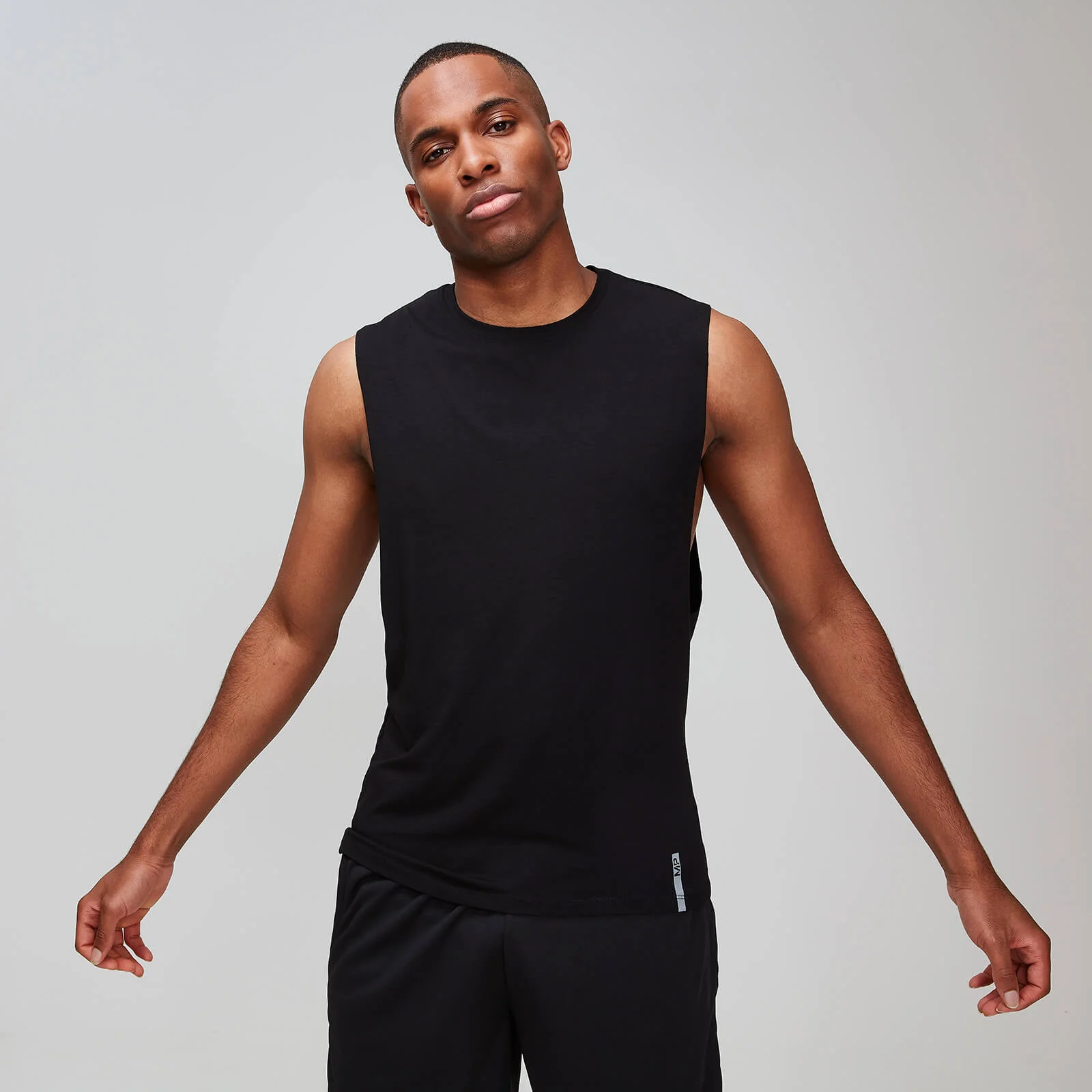MP Men's Luxe Classic Drop Armhole Tank Top - Black - XS Image 1