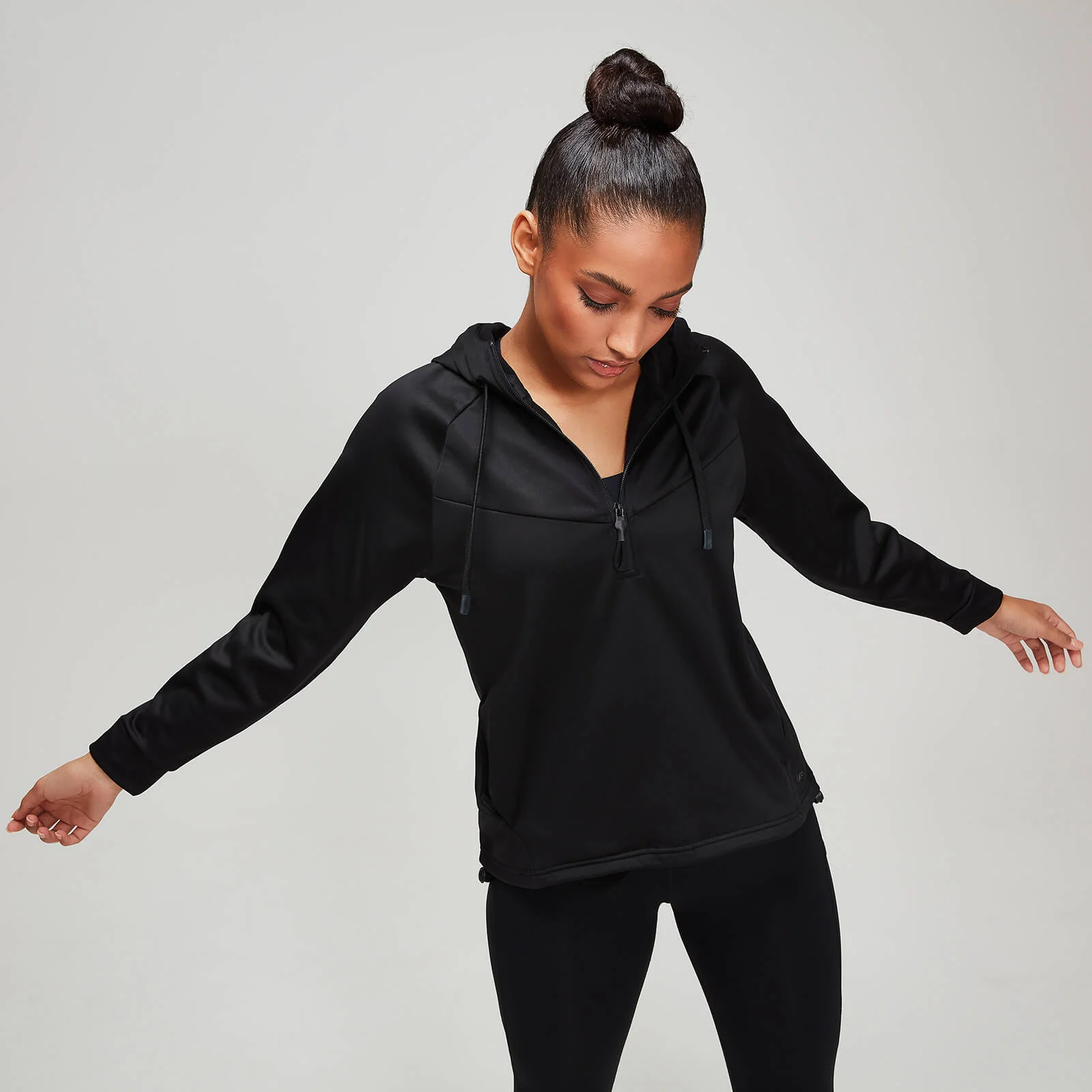 MP Women's Tech Pull Over Hoodie - Black - XS Image 1
