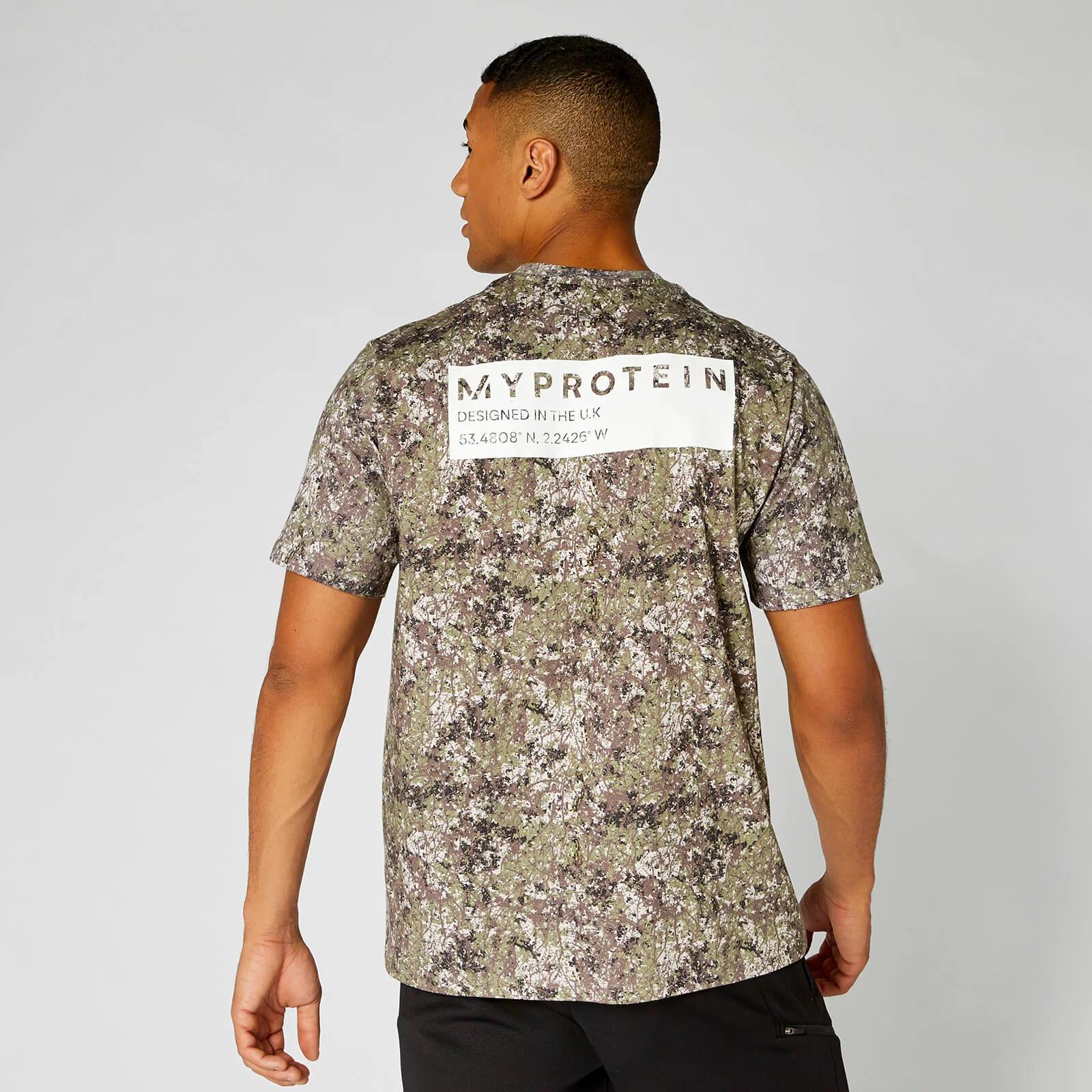 MP Men's Coordinates Oversized T-Shirt — Camo - XS Image 1