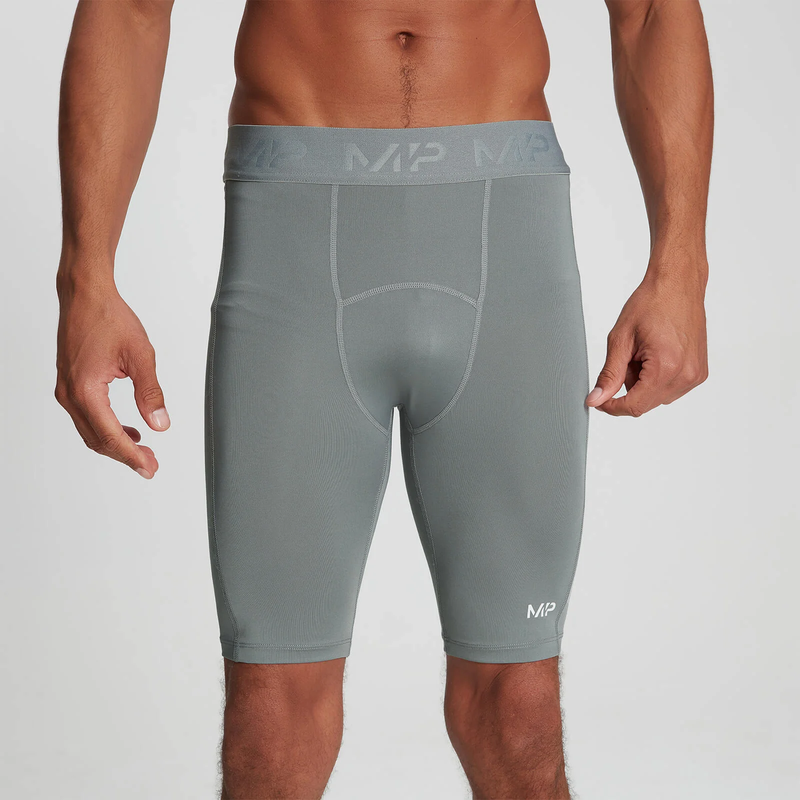 MP Men's Training Baselayer Shorts - Storm - XXS Image 1