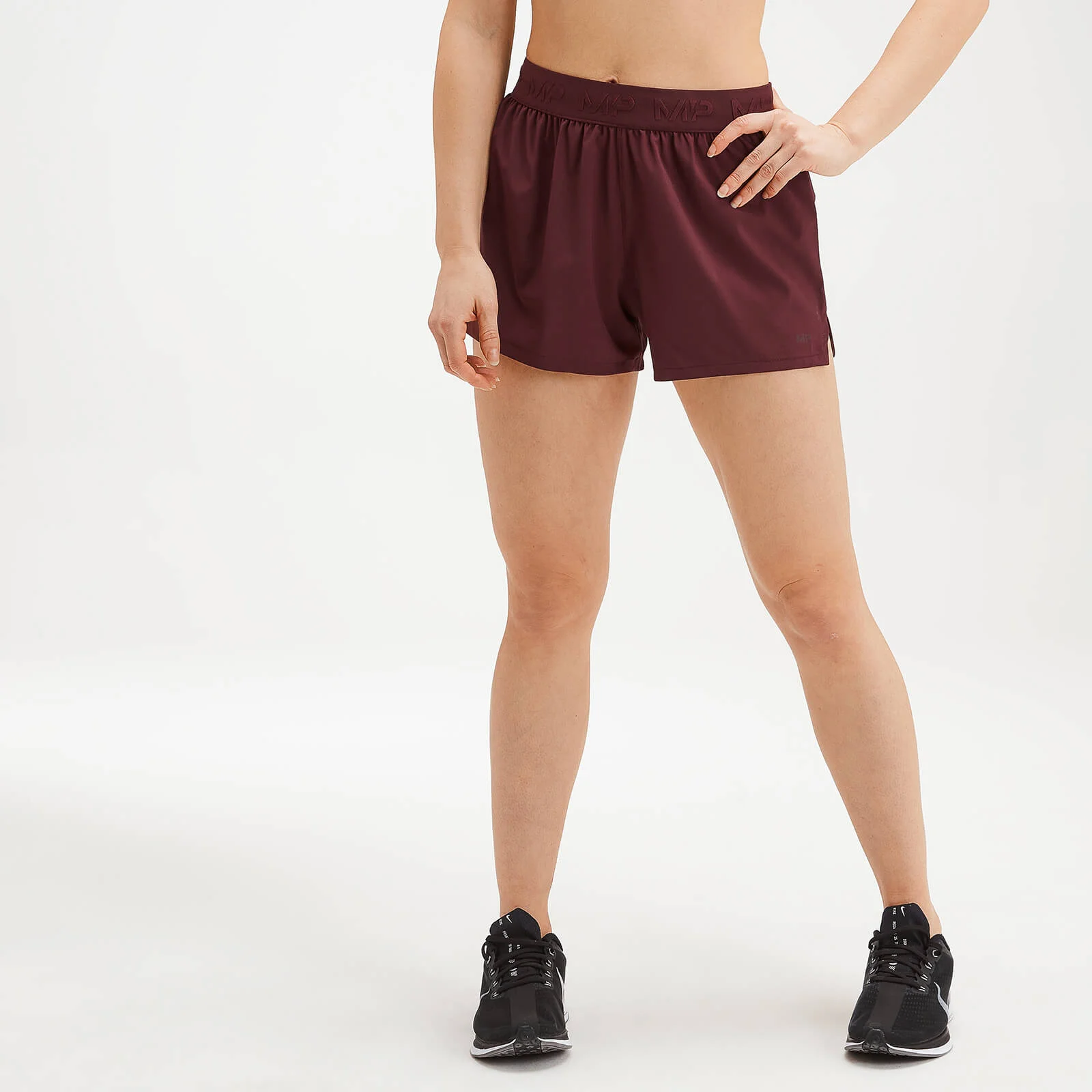 MP Women's Training Energy Shorts - Washed Oxblood - XXS Image 1