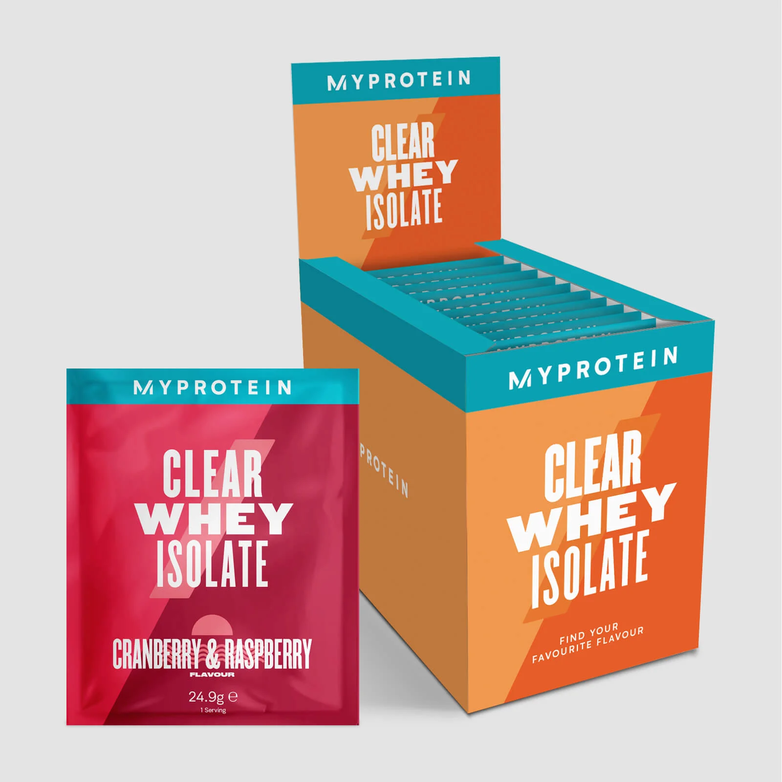 Myprotein Clear Whey Isolate, Multi Pack, 20 x 25g (Retail) (Finished Product) Image 1