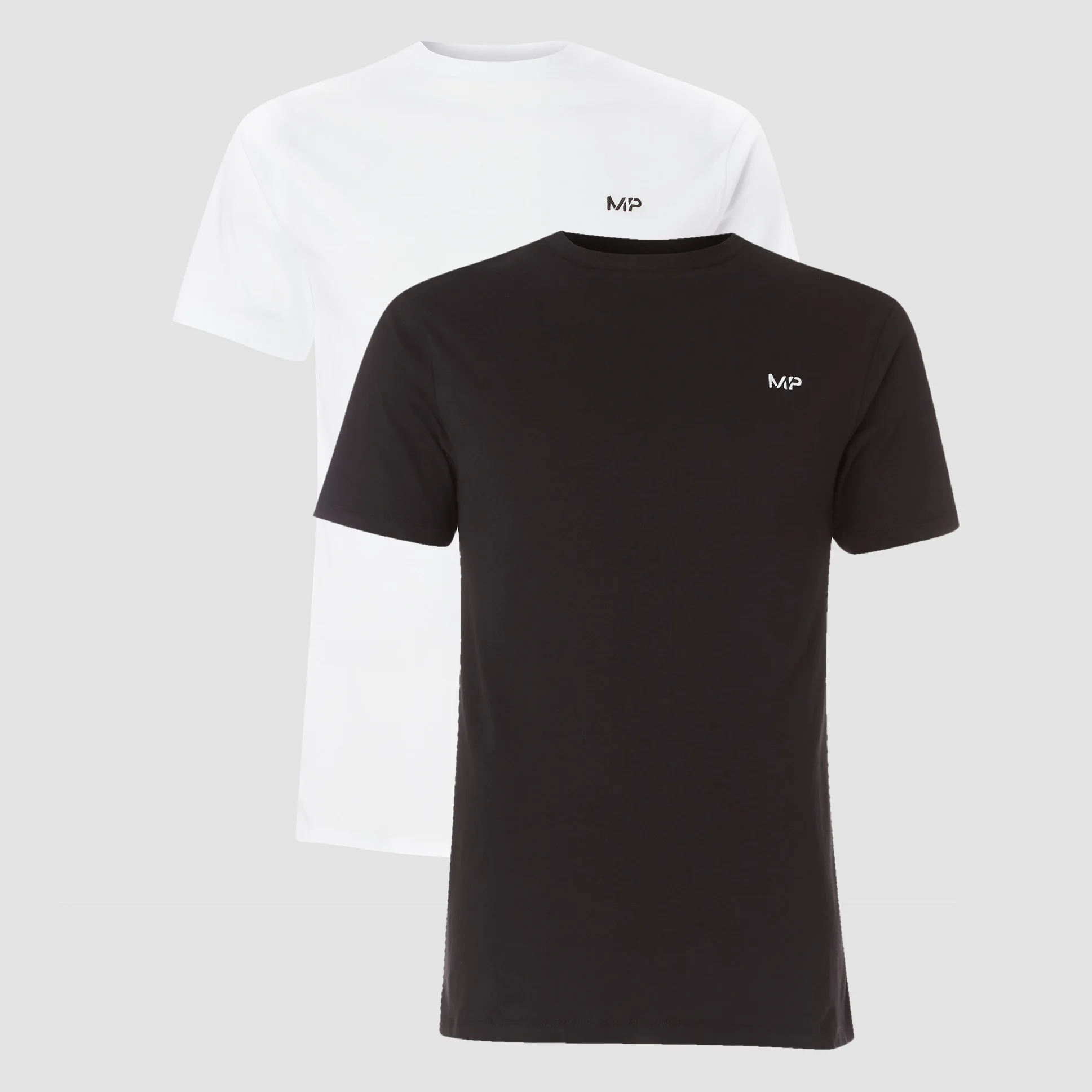 MP Men's Rest Day Short Sleeve T-Shirt - Black/White (2 Pack) - XXS Image 1