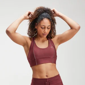 MP Women's Velocity Sports Bra- Claret - Size XXS