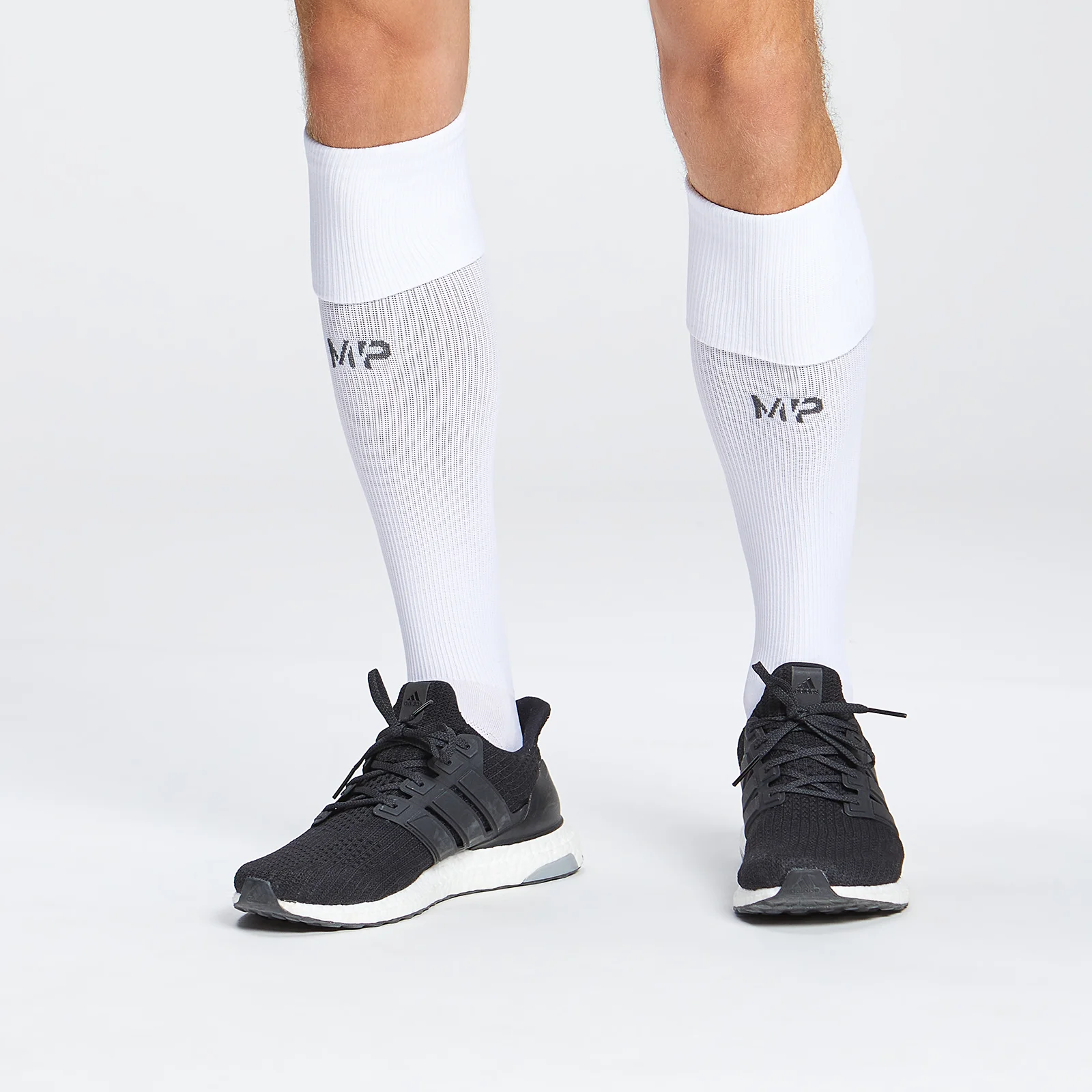 MP Full Length Football Socks – White - UK 3-6 Image 1