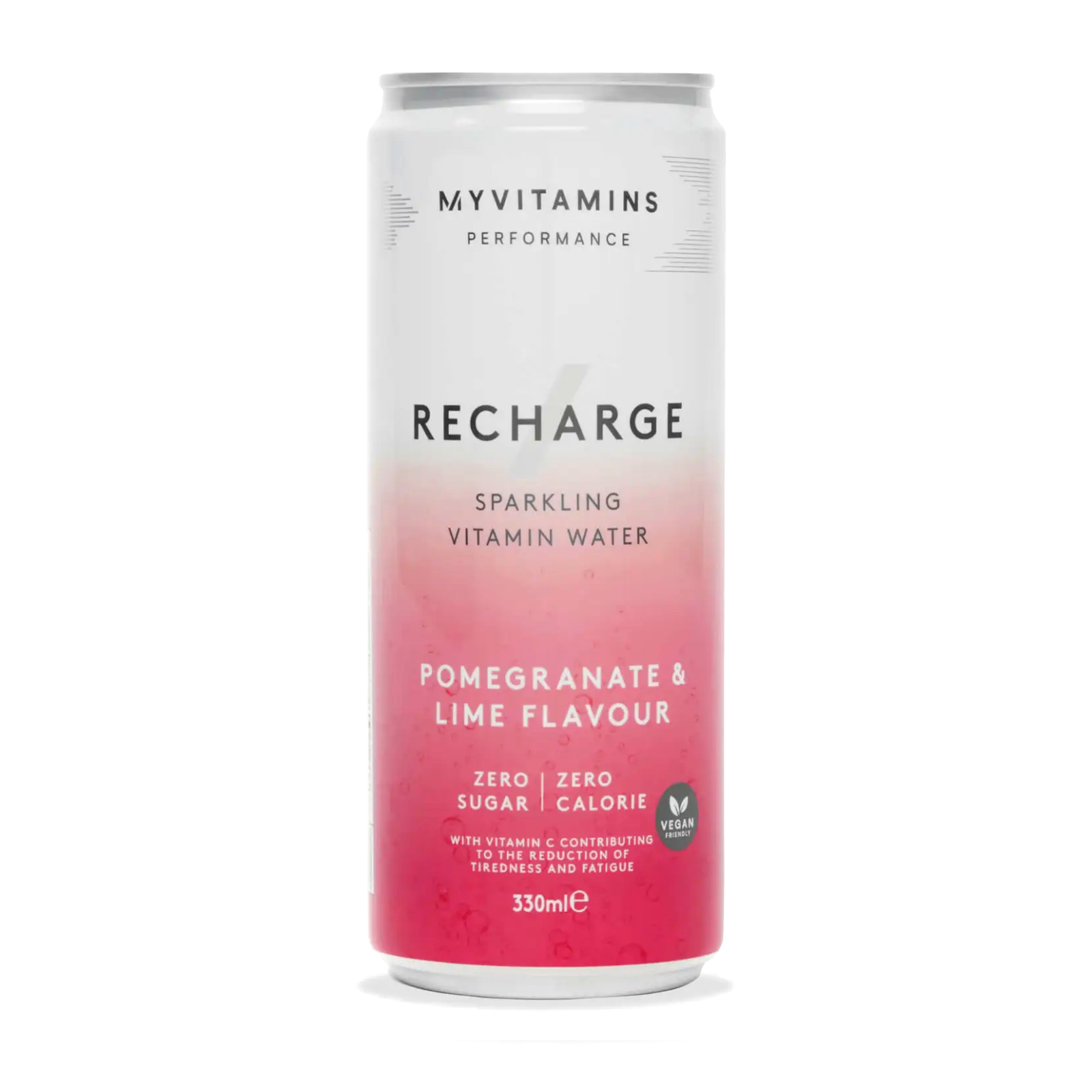 Recharge Sparkling Vitamin Water (Sample) - Pomegranate & Lime Image 1