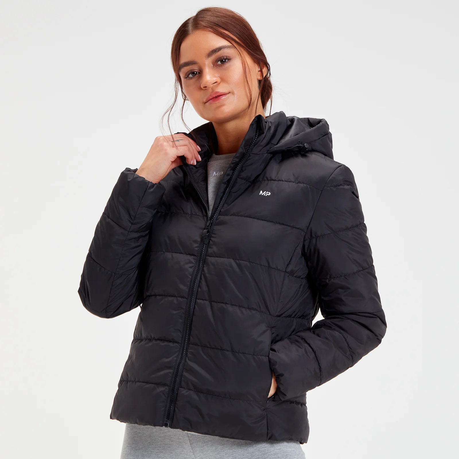 MP Women's Outerwear Lightweight Puffer Jacket - Black - XXS Image 1