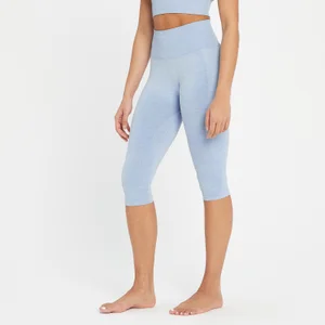 MP Women's Composure Seamless Capri Leggings - Blue Sky - Size XS