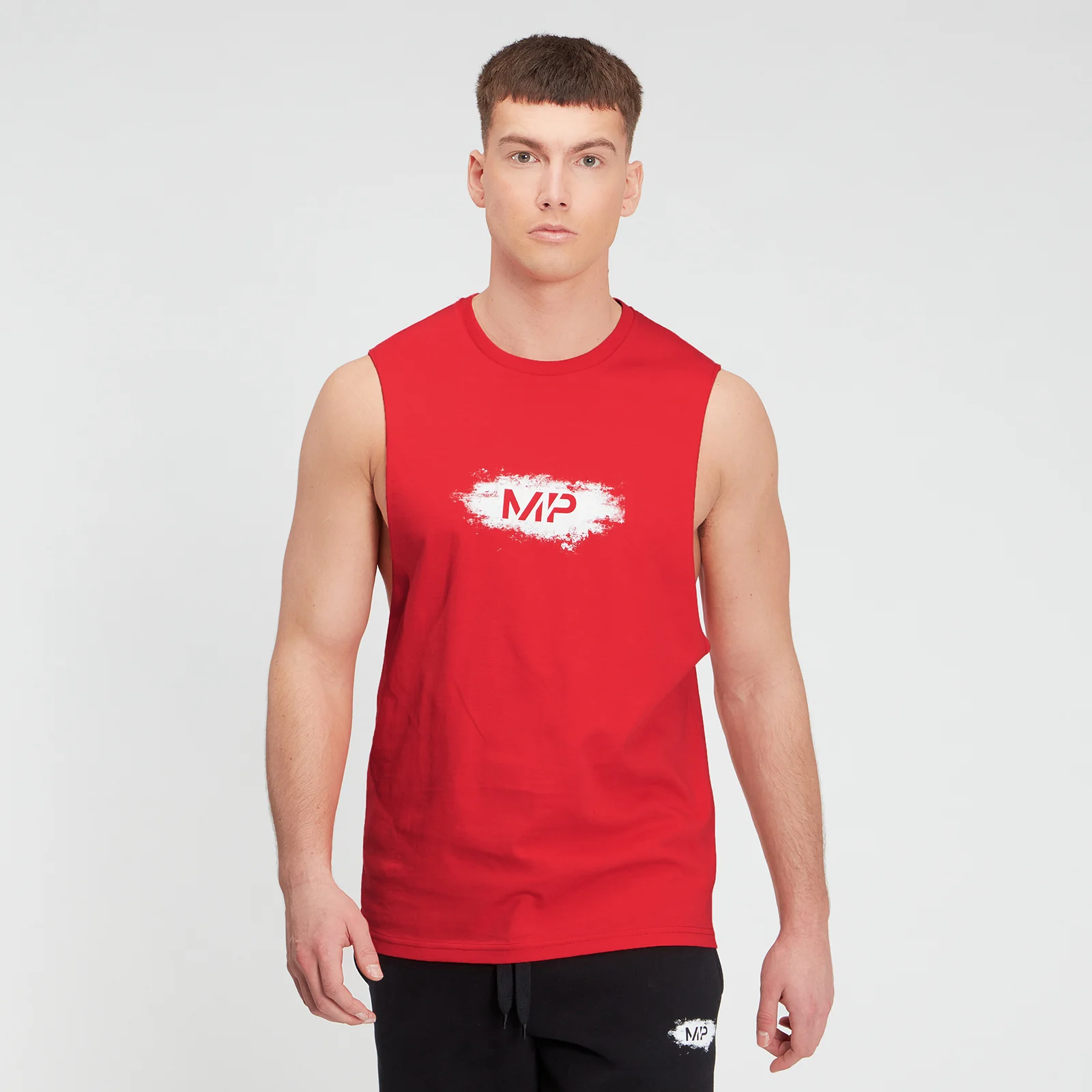 MP Men's Chalk Graphic Tank Top - Danger - XXS Image 1
