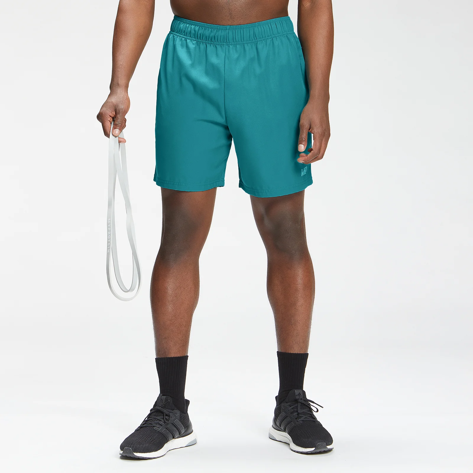 MP Men's Repeat Mark Graphic Training Shorts | Teal | MP - XS Image 1