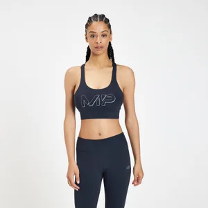 MP Women's Infinity Mark Training Sports Bra - Petrol blue - Size XS