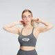 MP Women's Chalk Graphic Sports Bra - Carbon