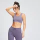 MP Women's Rest Day Wide Strap Sports Bra - Smokey Purple