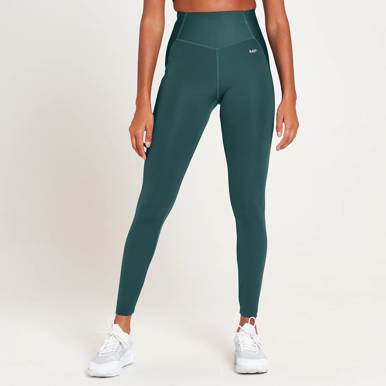 MP Women's Sculpt Ultra Laser Cut Leggings - Pine - XXS Image 1