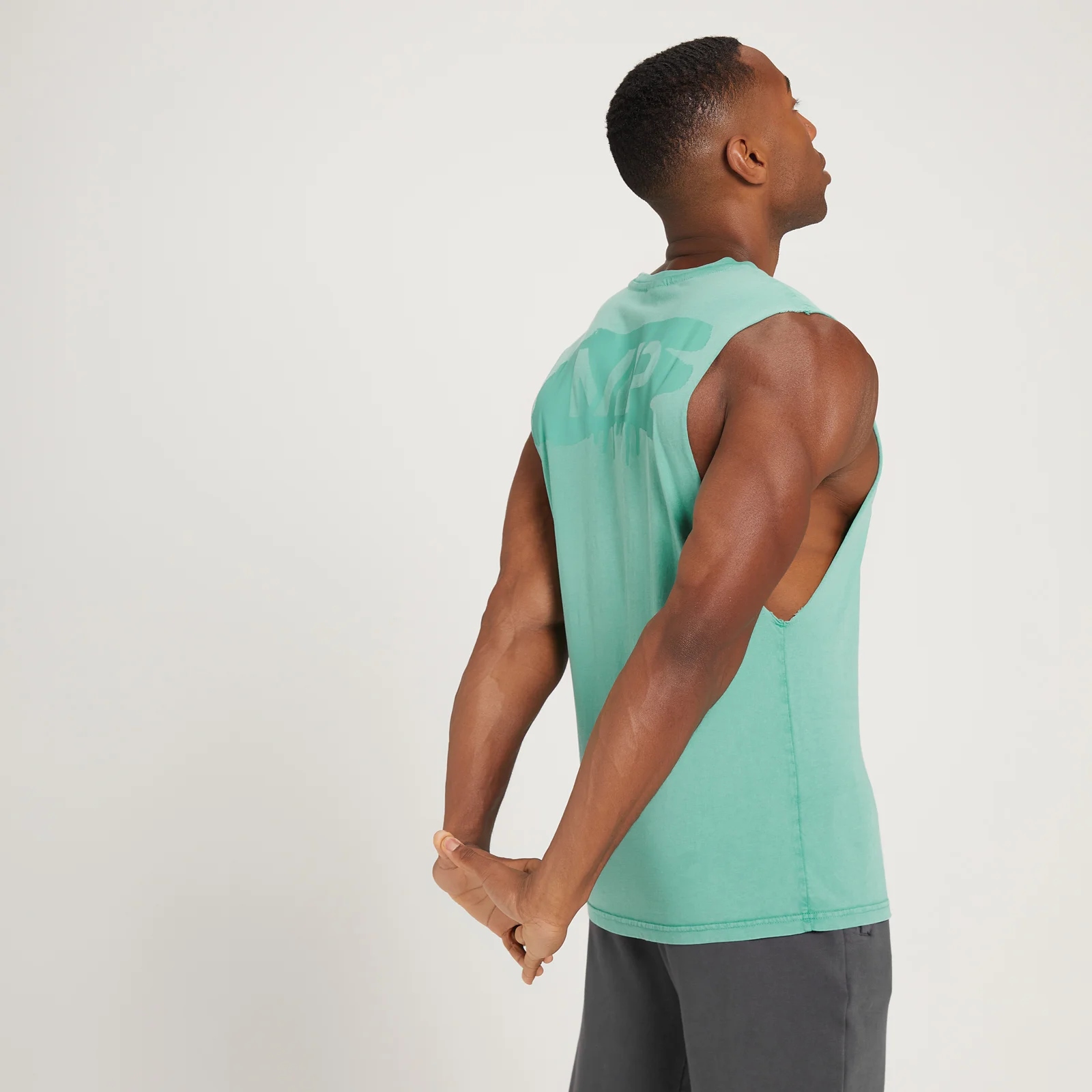 MP Men's Adapt Washed Tank Top - Smoke Green - XXXL Image 1
