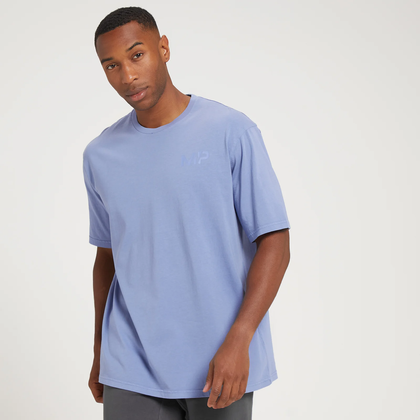 MP Men's Adapt Washed Oversized Short Sleeve T-Shirt - Chalk Purple - XXS Image 1