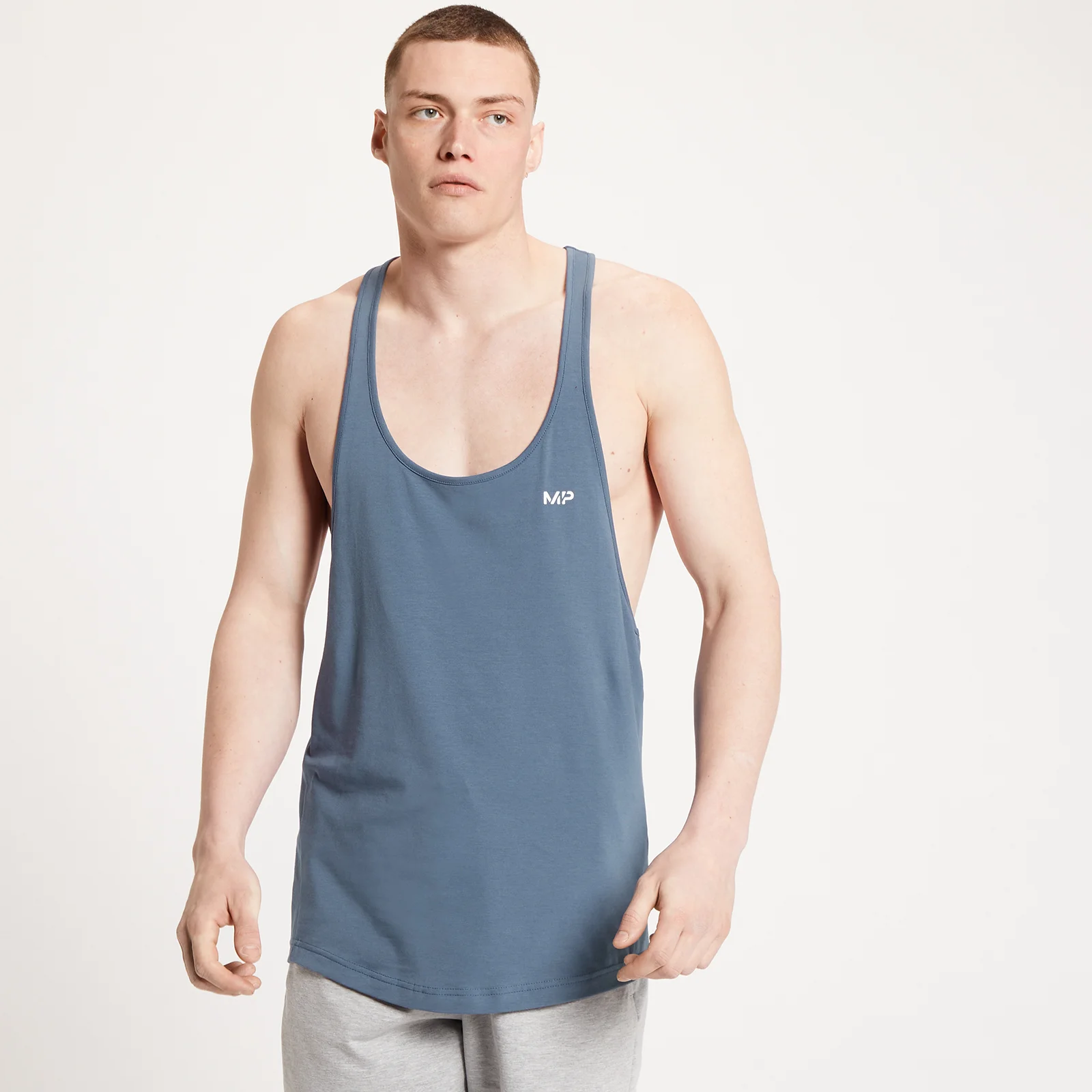 MP Men's Form Vest - Steel Blue - XXS Image 1