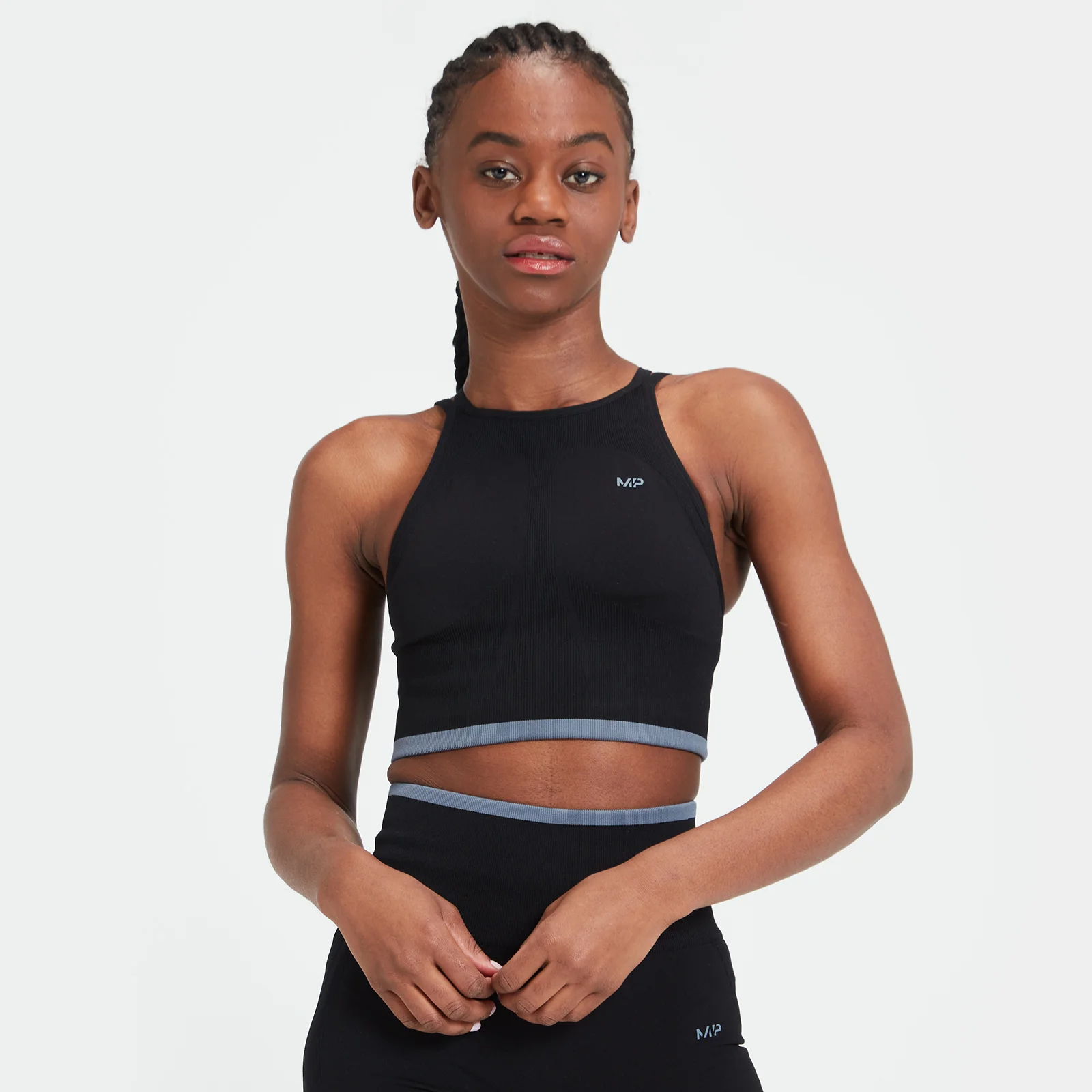 MP Women's Adapt Seamless Sports Bra - Black - S Image 1