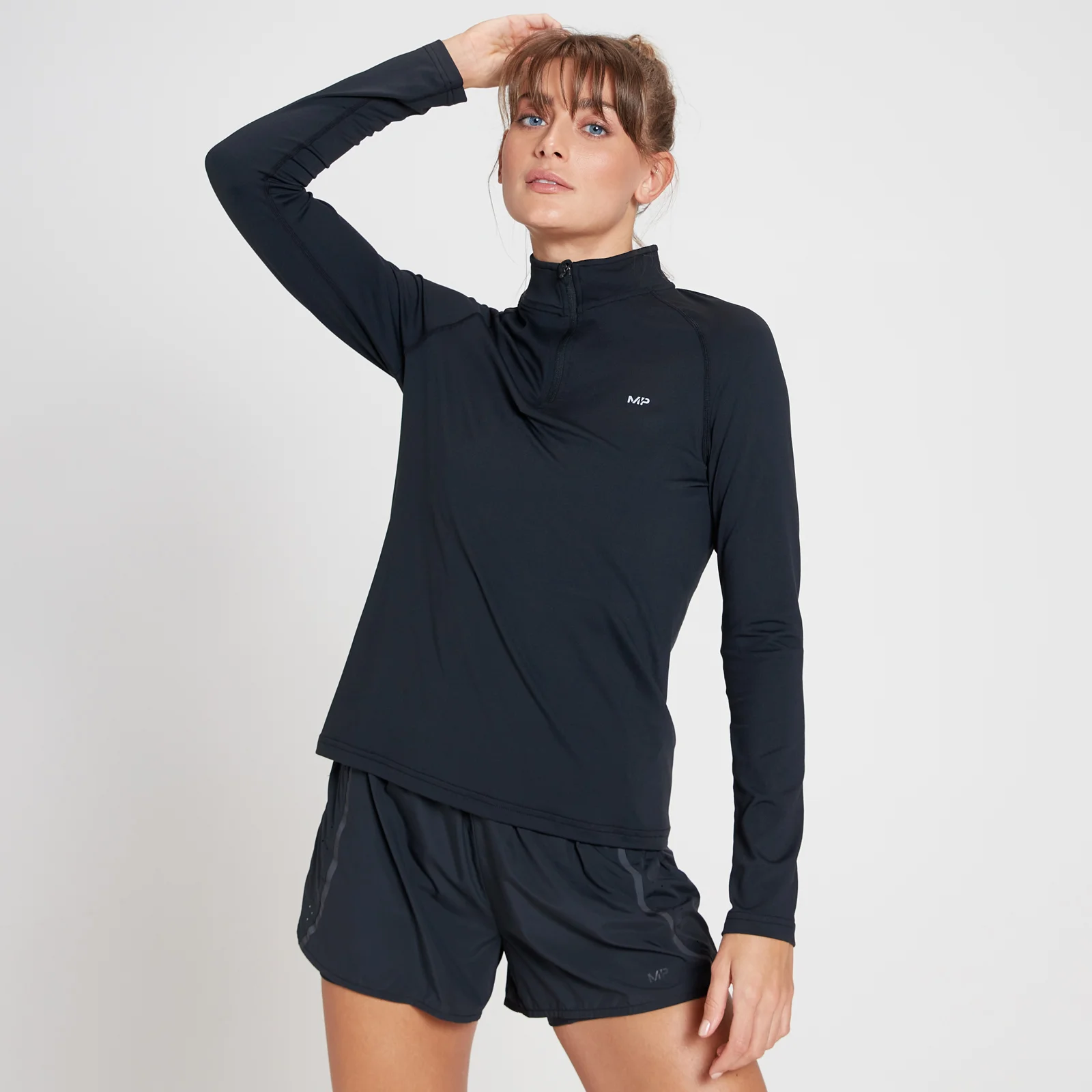 MP Women's Velocity 1/4 Zip - Black - XXS Image 1