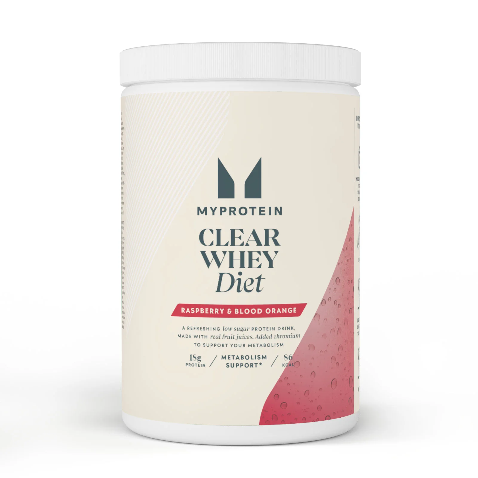Дієтичний сироватковий протеїн Clear Whey Diet - 500g - Raspberry & Blood Orange Image 1