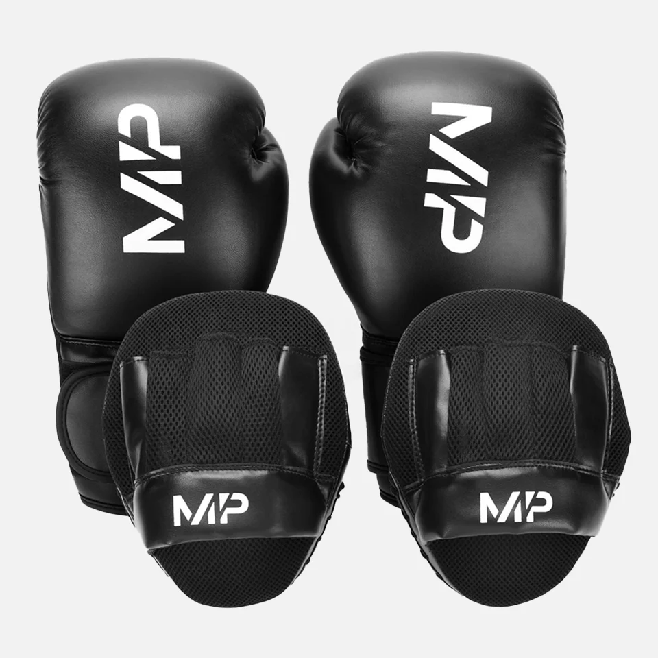 MP Boxing Gloves and Pads Bundle - Black - 8oz Image 1