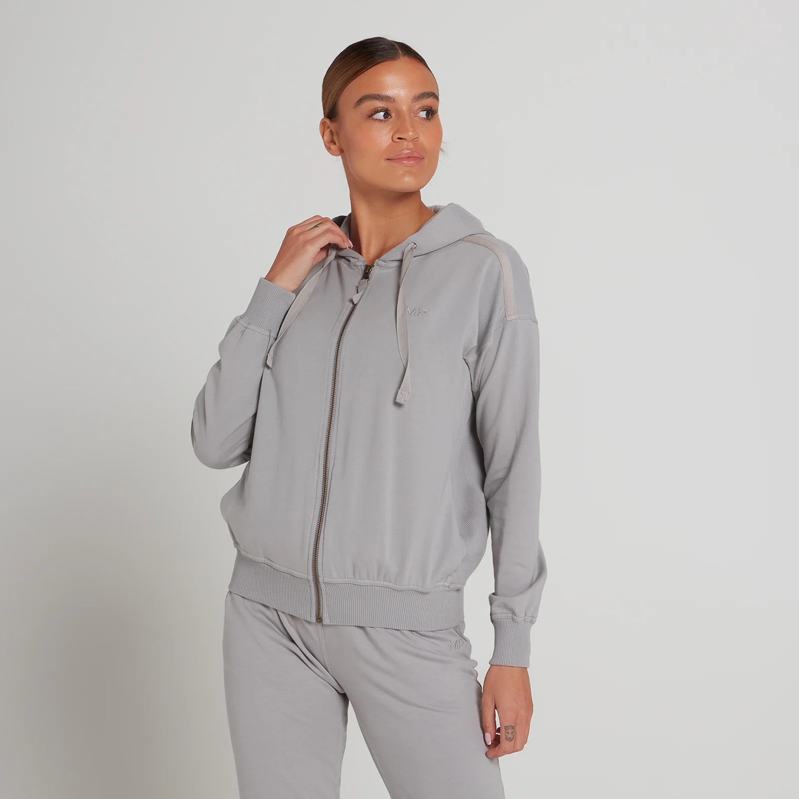 MP Women's Training Zip Through Hoodie - Storm - XXS Image 1