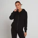 MP Women's Training Zip Through Hoodie - Washed Black