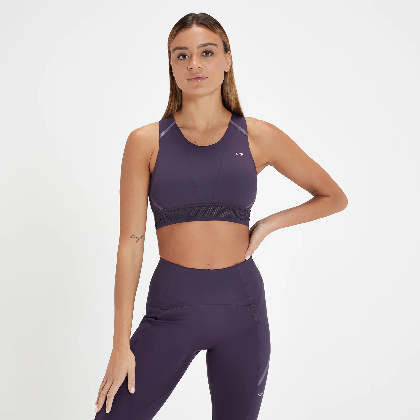 MP Women's Velocity Ultra Reflective Sports Bra - Plum - XL Image 1