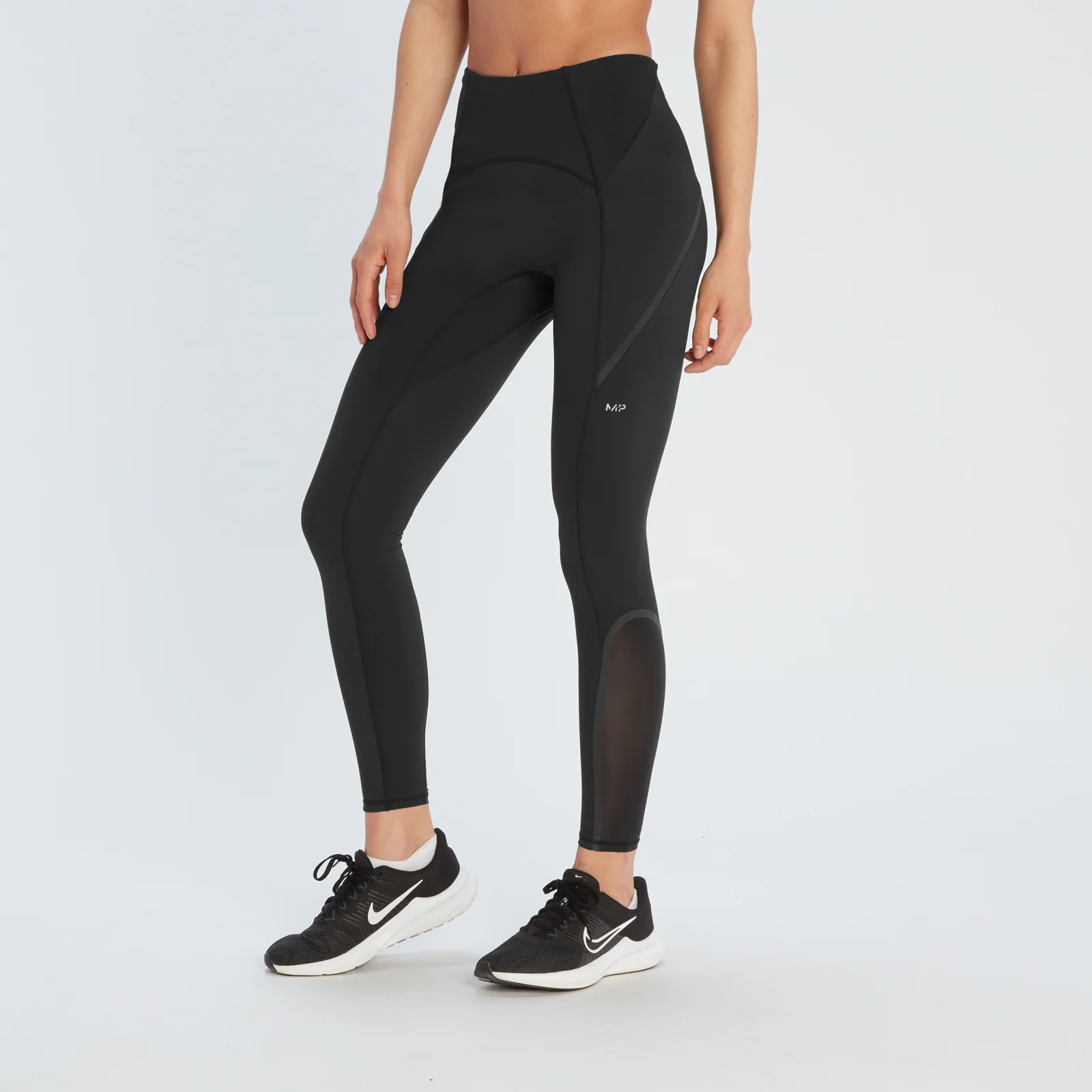 MP Women's Velocity Ultra Reflective Leggings - Black - XS Image 1