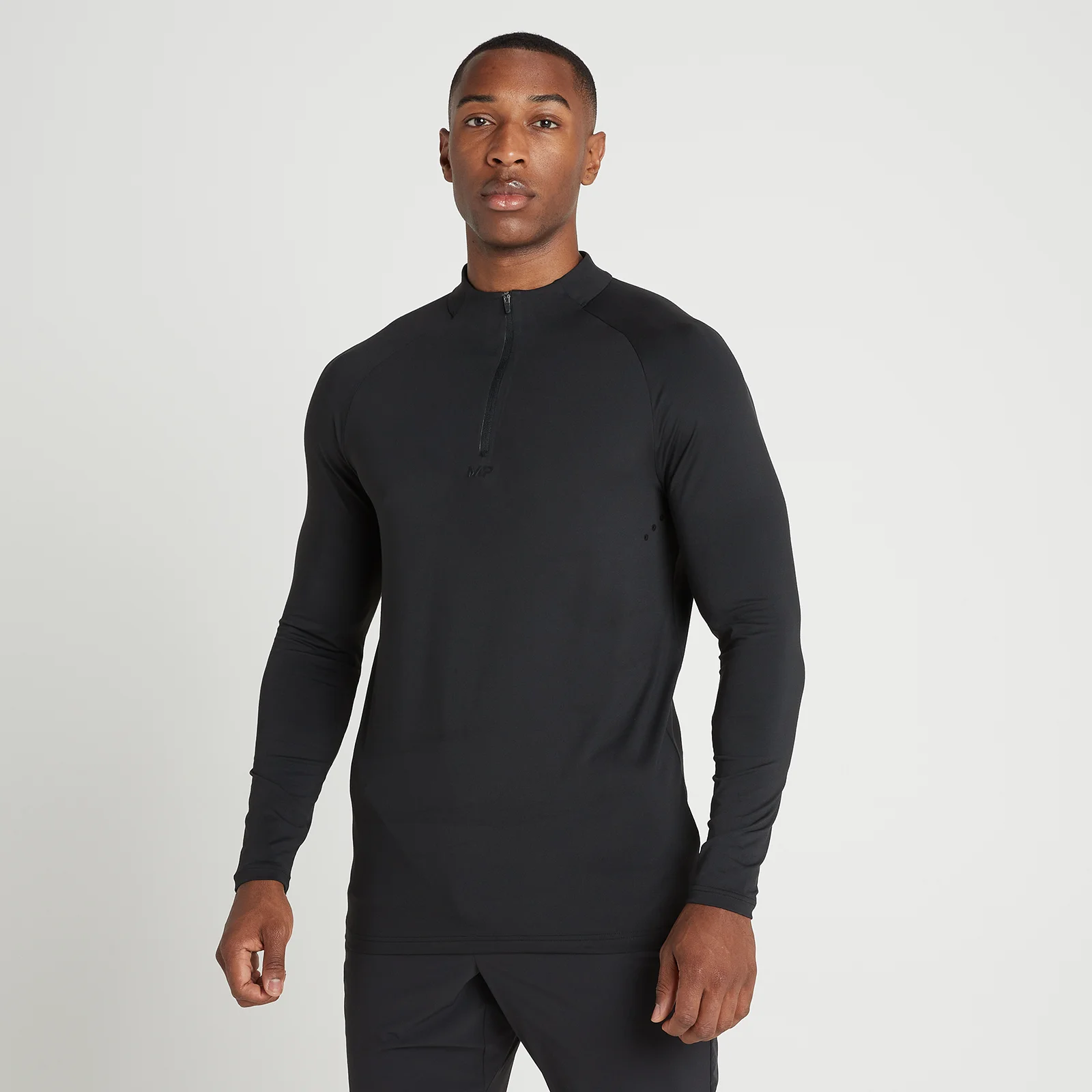 MP Men's Tempo Ultra 1/4 Zip - Black - XXS Image 1