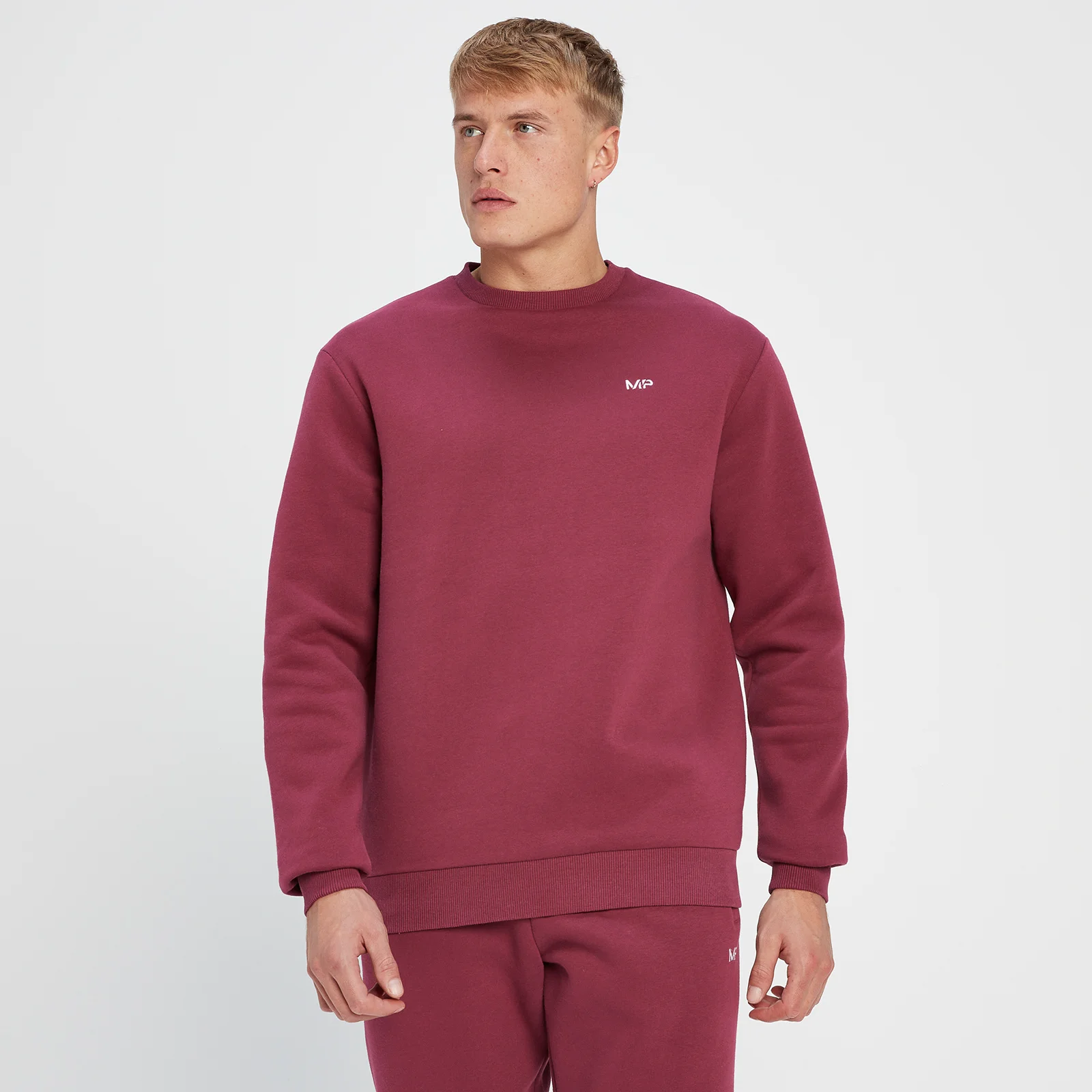 MP Men's Rest Day Sweatshirt - Red Berry - XXS Image 1