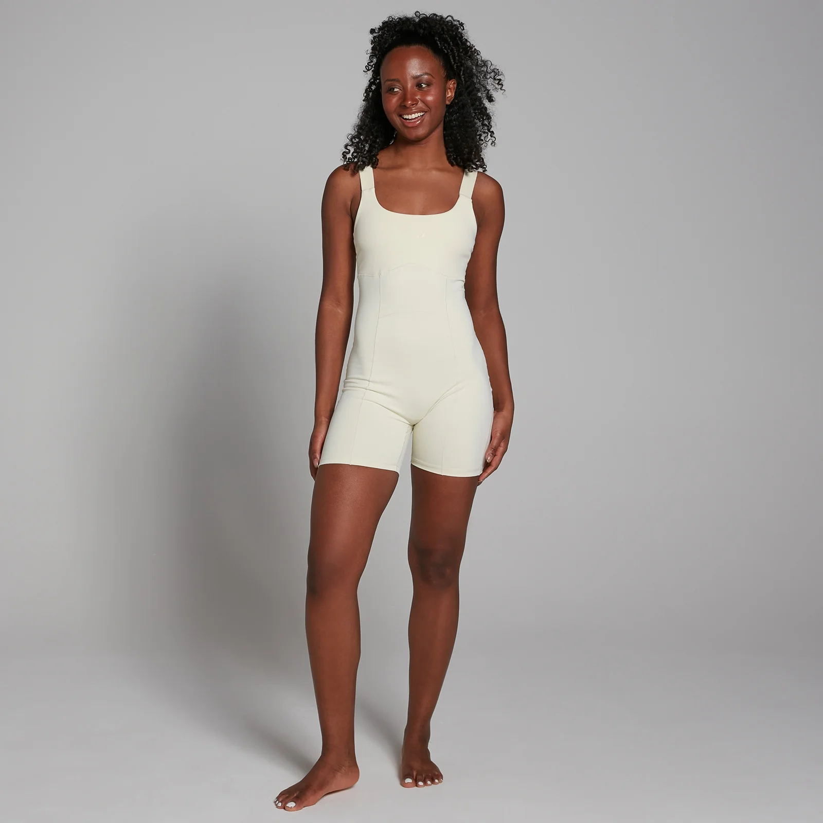 MP Women's Studio Short Bodysuit - Ecru - XS Image 1