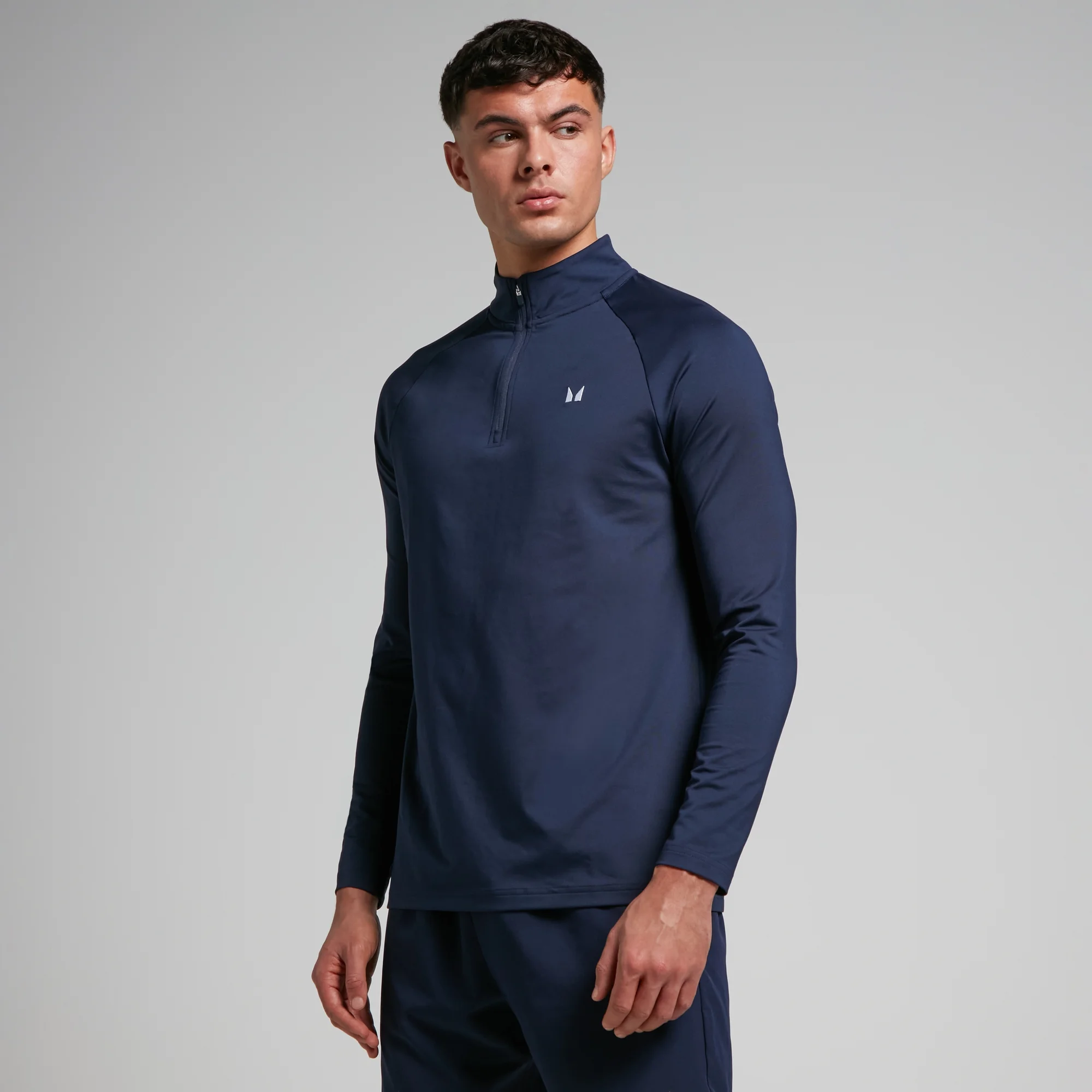 MP Men's Training 1/4 Zip - Navy - XXS Image 1