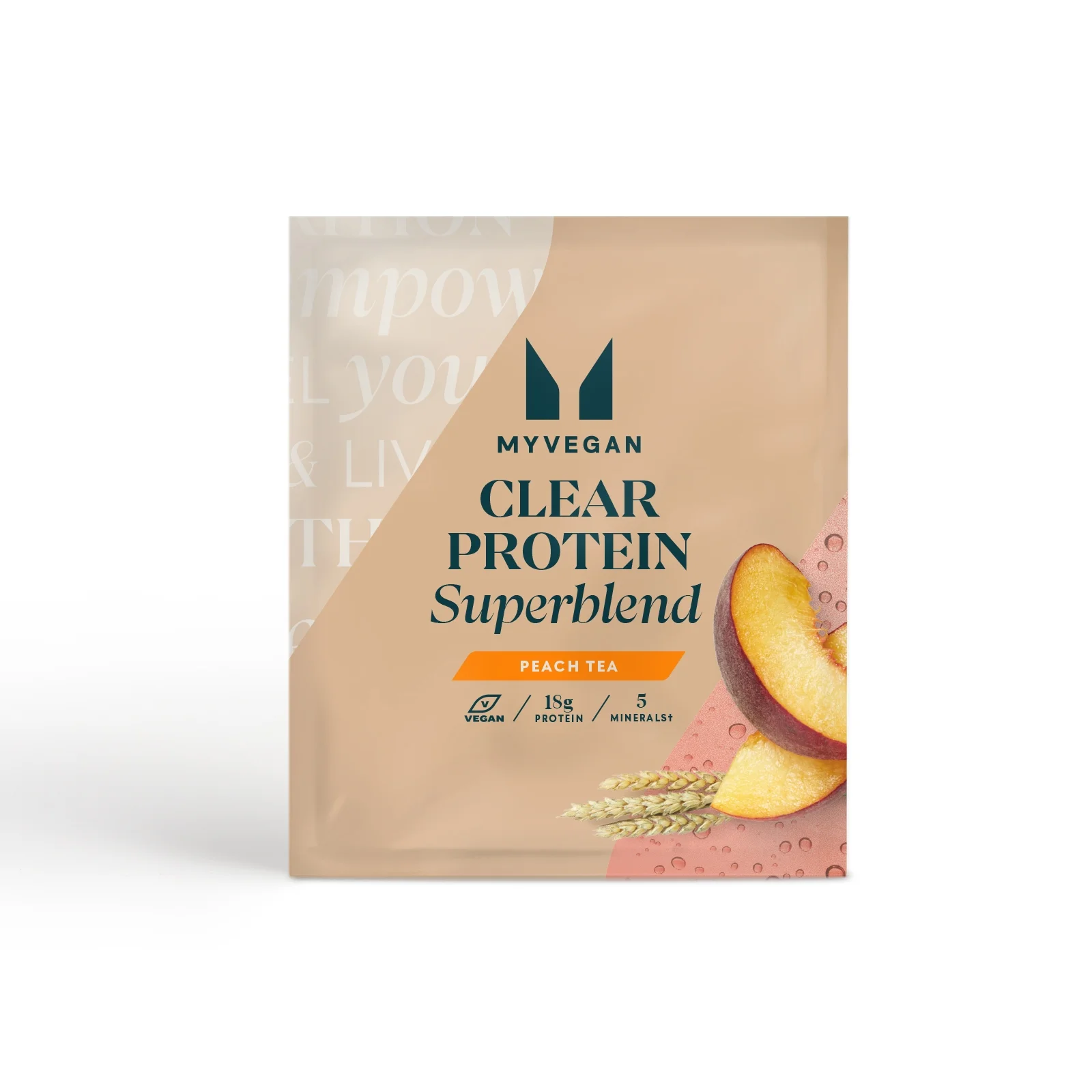 Myvegan Clear Protein Superblend (Sample) - 1servings - Peach Tea Image 1