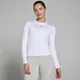 MP Women's Basic Body Fit Long Sleeve T-Shirt - White