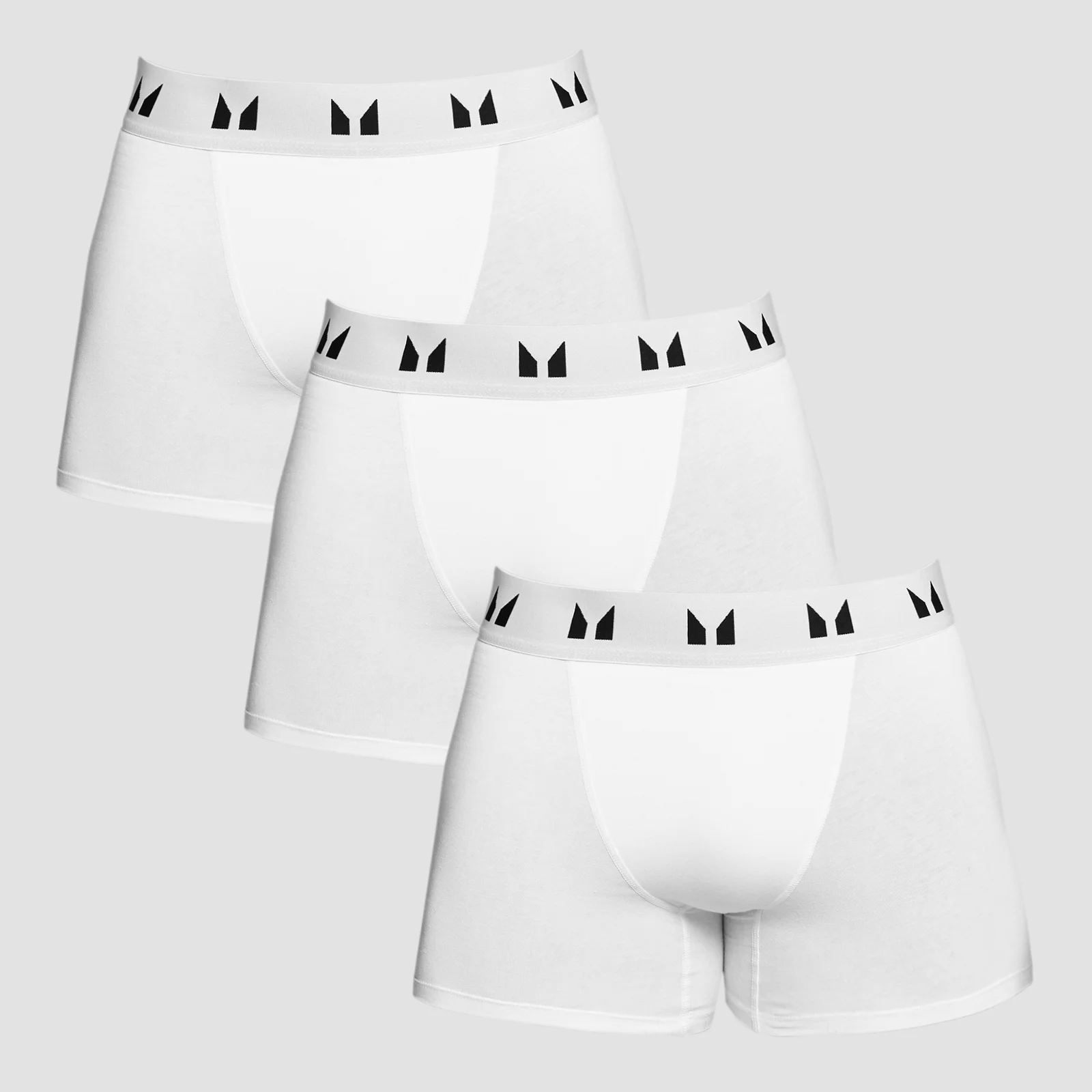 MP Men's Cotton Boxers - White (3 Pack) - XXS Image 1