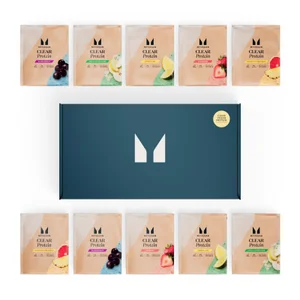 Myvegan Clear Vegan Variety Pack (New 10 serve) - Option Clear Vegan - 10 Servings