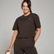 MP Women's Basic Boxy Crop T-Shirt - Coffee