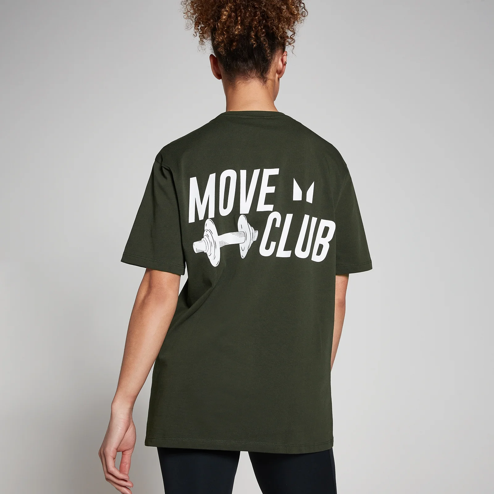 MP Women's Oversized Move Club T-Shirt - Forest Green - XXL-XXXL Image 1