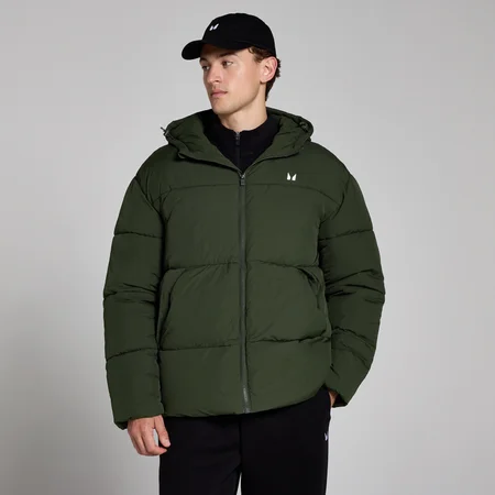 MP Men's Short Puffer - Forest Green