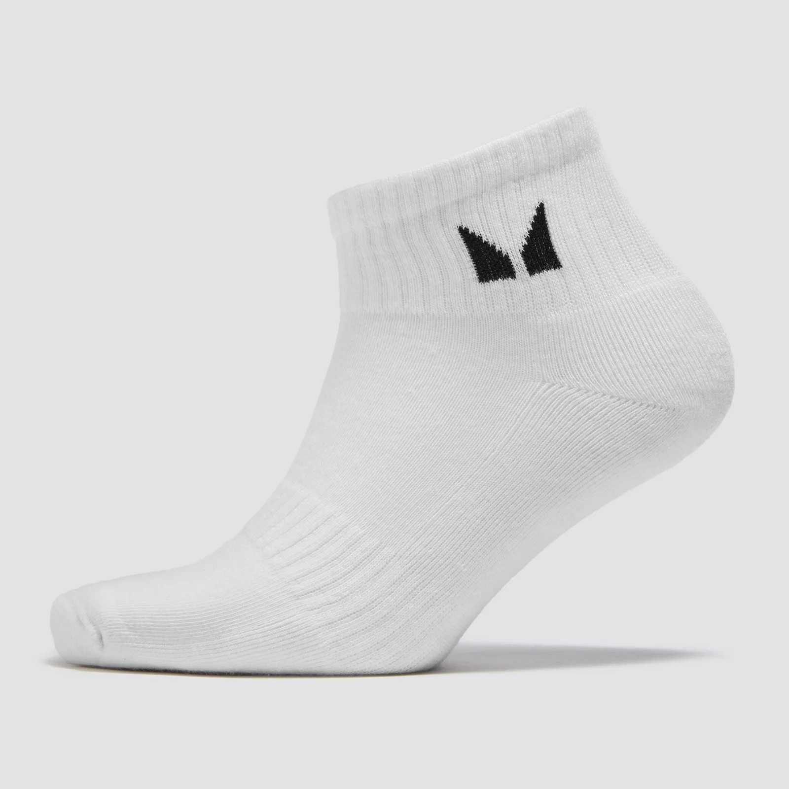MP Unisex Ankle Socks (1 Pack) - White - UK 9-11 Image 1