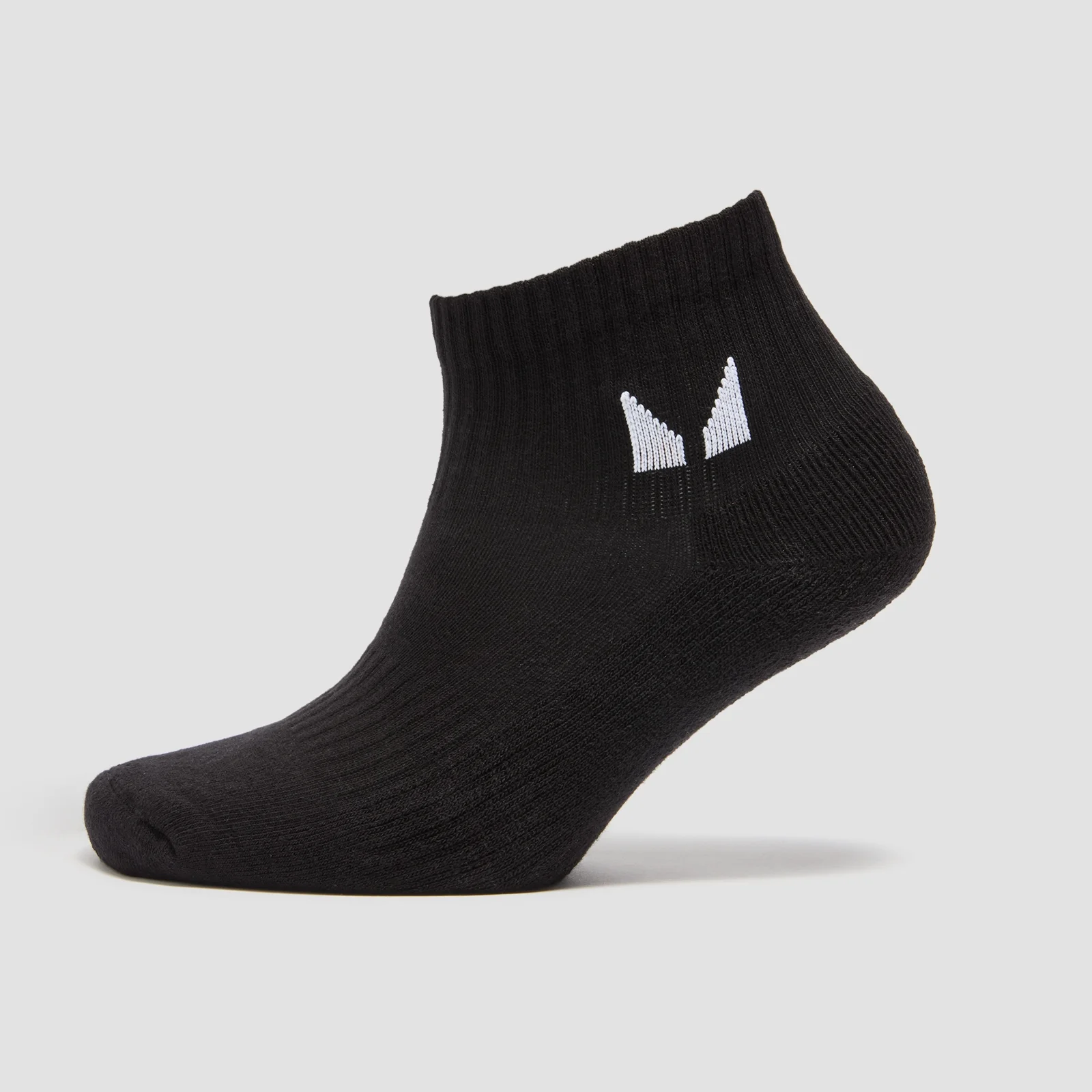 MP Unisex Ankle Socks (1 Pack) - Black - UK 12-14 Image 1