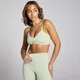 MP Women's Lifestyle Twist Front Sports Bra - Mineral Green