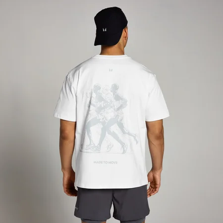 MP Velocity Ultra Jogging Graphic T-Shirt - White